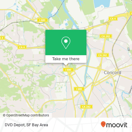 DVD Depot map