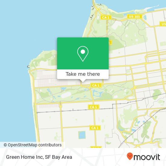 Green Home Inc map