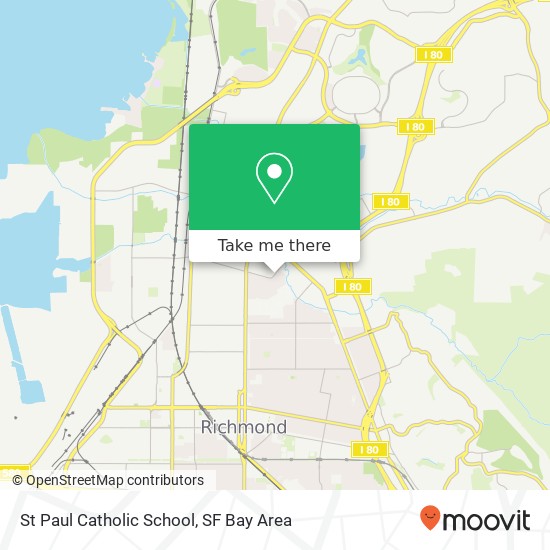 St Paul Catholic School map