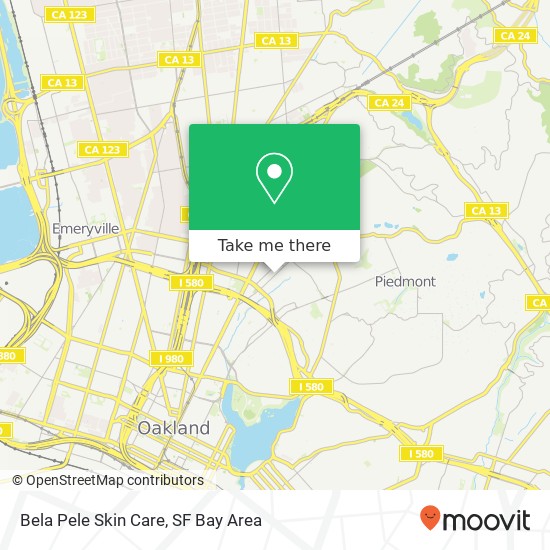 Bela Pele Skin Care map