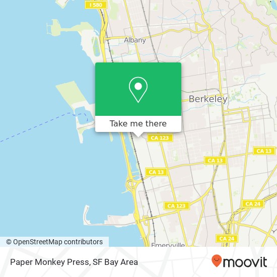 Paper Monkey Press map