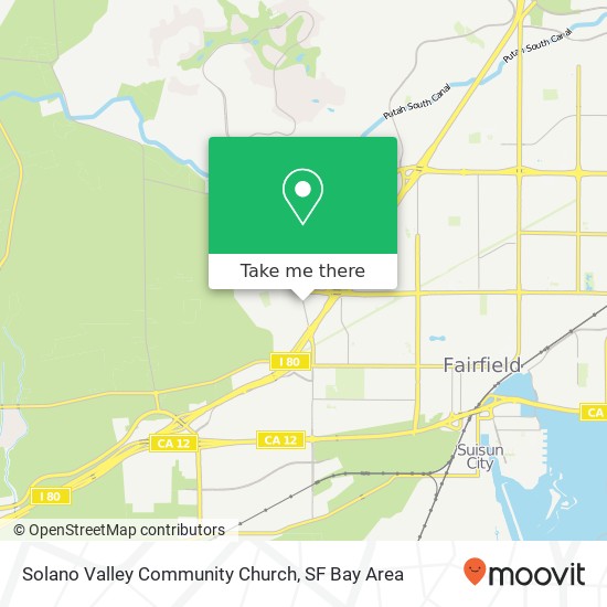 Mapa de Solano Valley Community Church