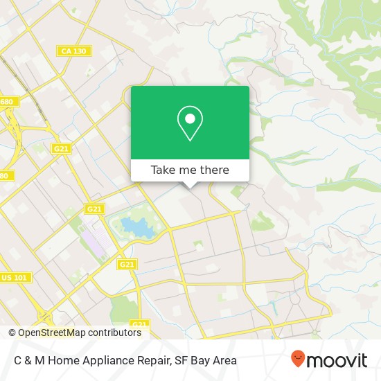 Mapa de C & M Home Appliance Repair