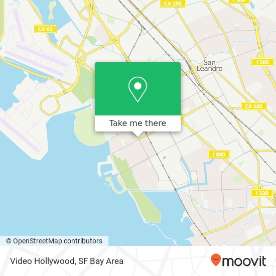 Video Hollywood map