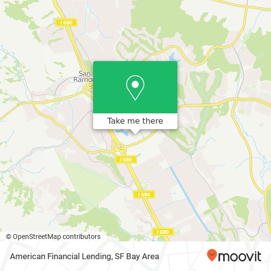 Mapa de American Financial Lending