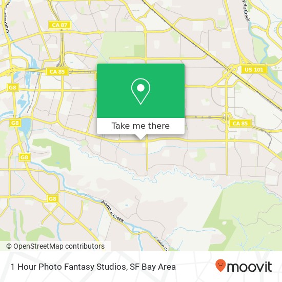 1 Hour Photo Fantasy Studios map