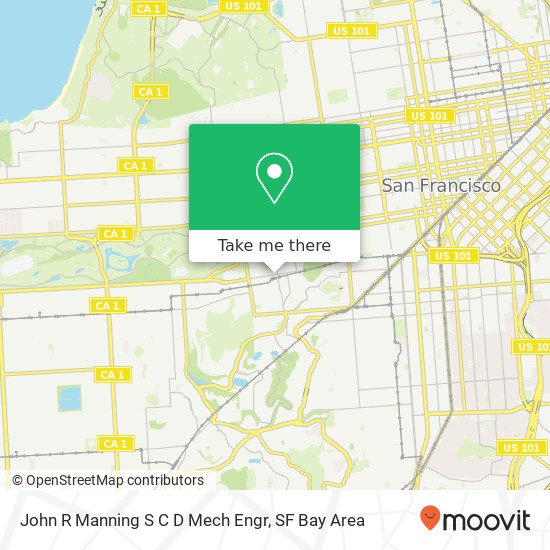 John R Manning S C D Mech Engr map
