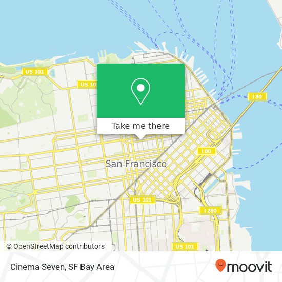 Mapa de Cinema Seven