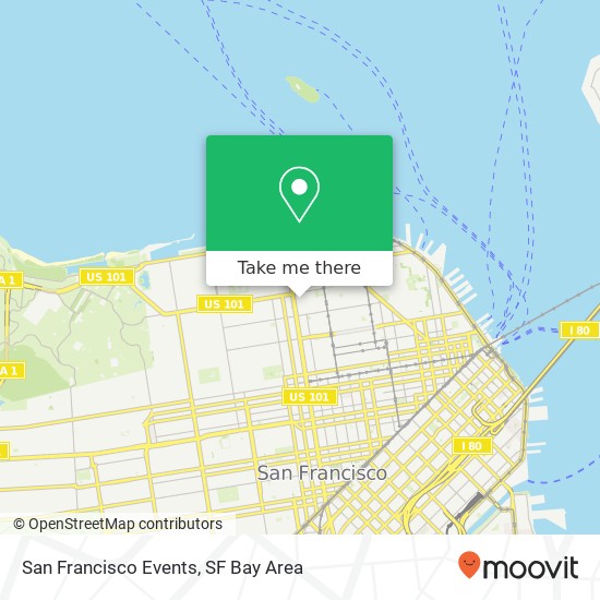 Mapa de San Francisco Events