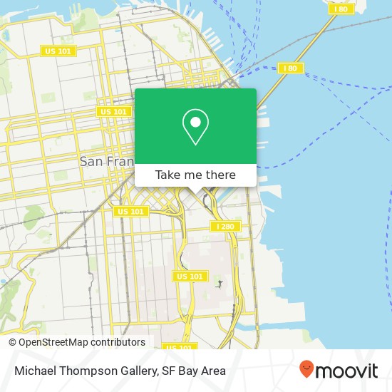 Michael Thompson Gallery map