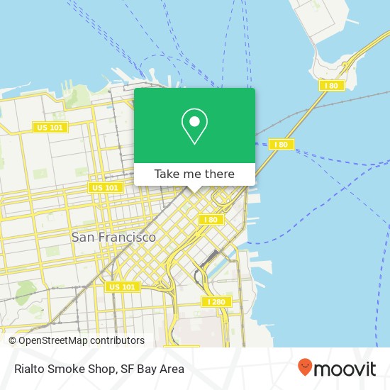 Rialto Smoke Shop map