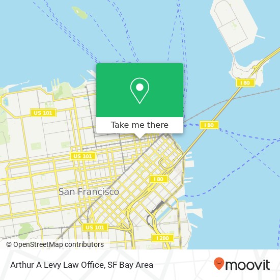 Arthur A Levy Law Office map