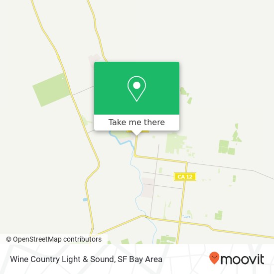 Mapa de Wine Country Light & Sound