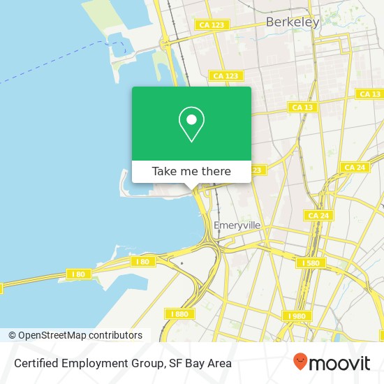 Certified Employment Group map