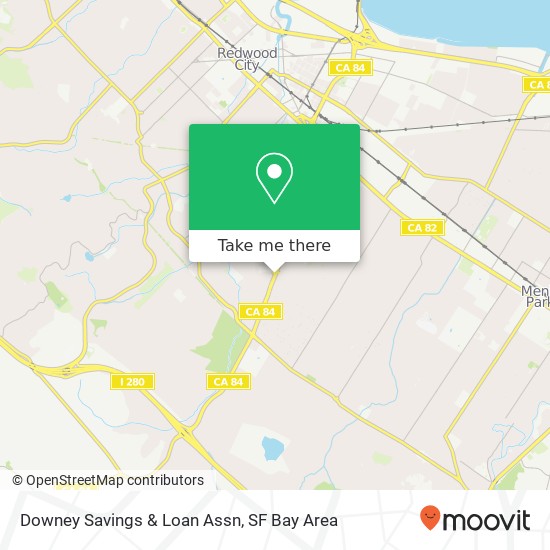 Downey Savings & Loan Assn map