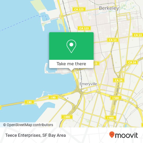 Mapa de Teece Enterprises