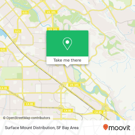Surface Mount Distribution map