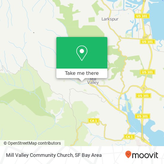 Mill Valley Community Church map