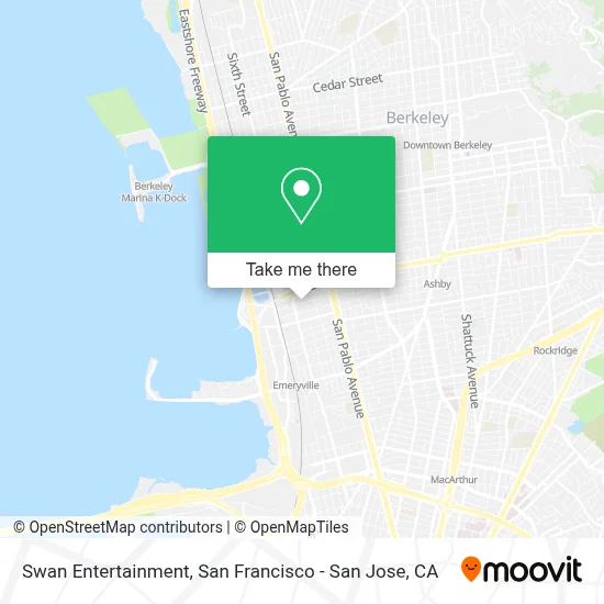 Swan Entertainment map