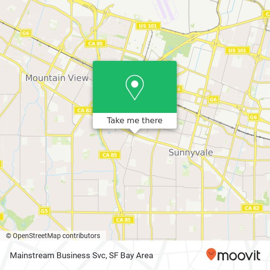 Mainstream Business Svc map