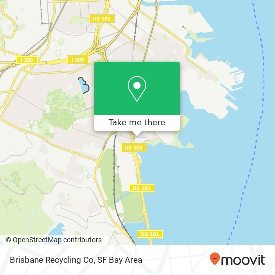 Mapa de Brisbane Recycling Co