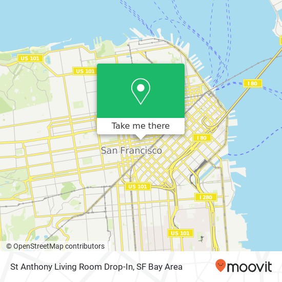 St Anthony Living Room Drop-In map