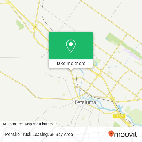 Mapa de Penske Truck Leasing