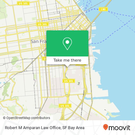 Robert M Amparan Law Office map