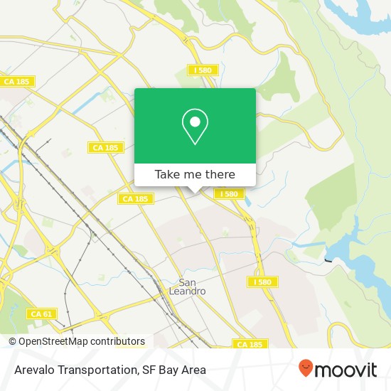 Mapa de Arevalo Transportation