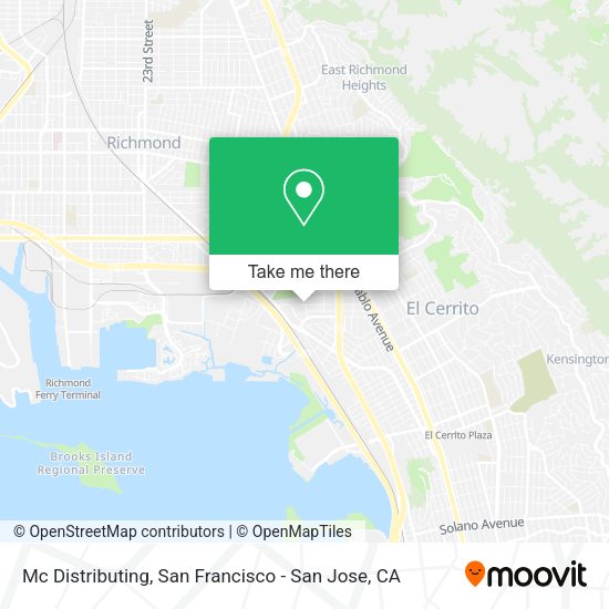 Mc Distributing map