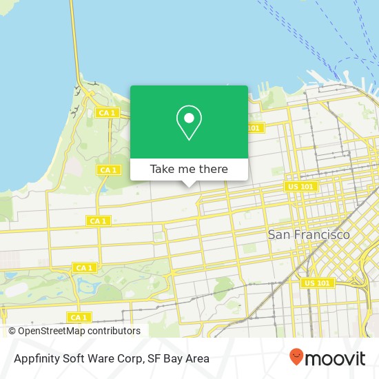 Appfinity Soft Ware Corp map