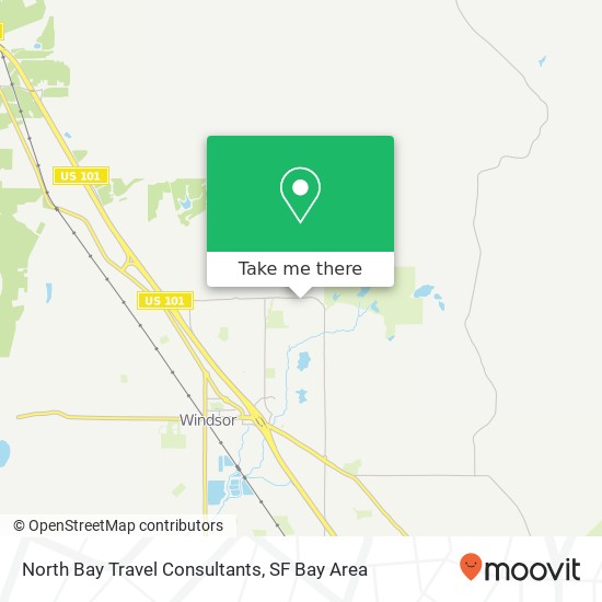 Mapa de North Bay Travel Consultants