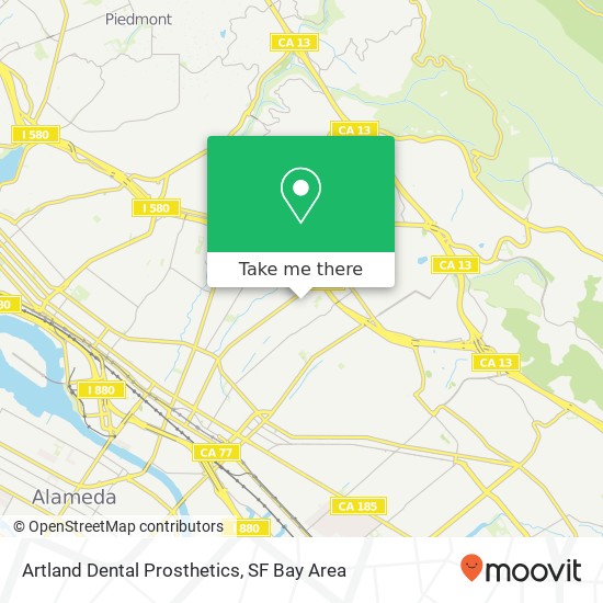 Artland Dental Prosthetics map