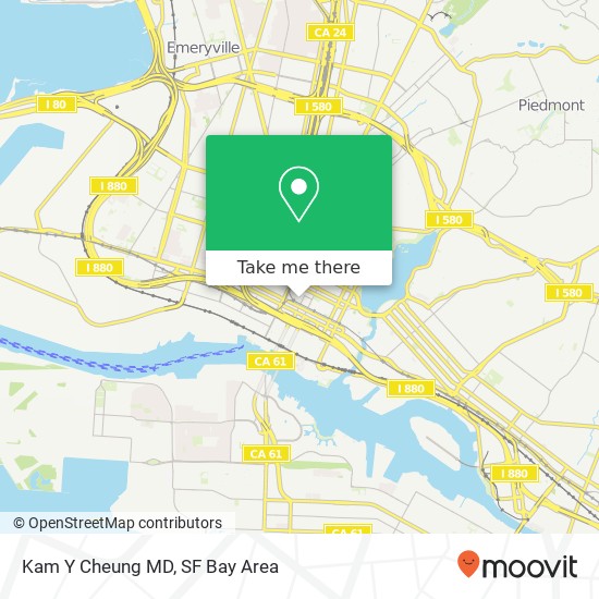 Kam Y Cheung MD map