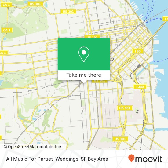 All Music For Parties-Weddings map