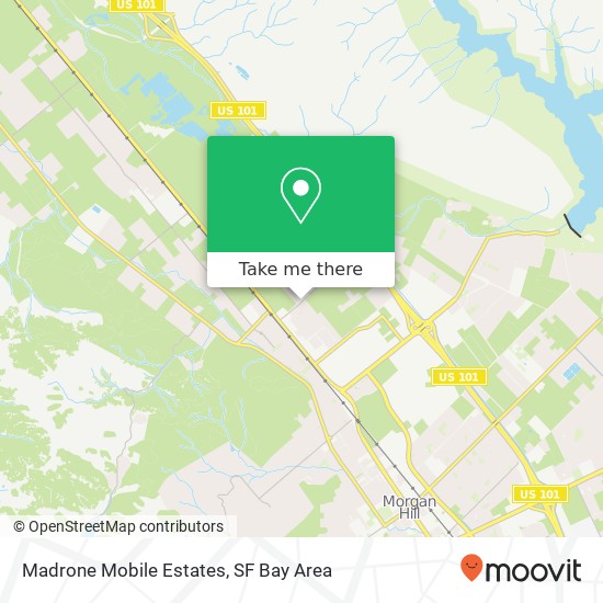 Mapa de Madrone Mobile Estates