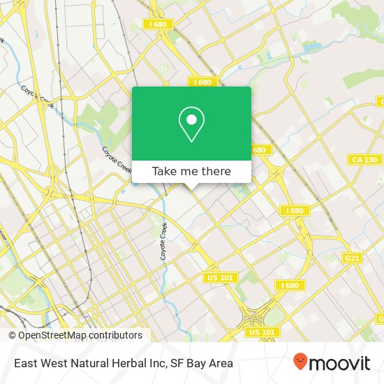 East West Natural Herbal Inc map