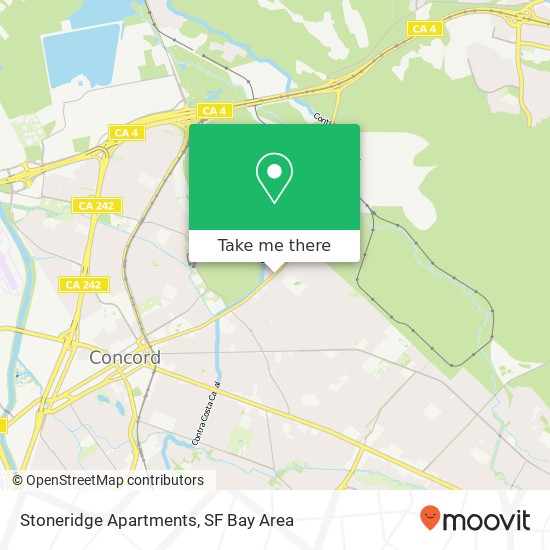 Mapa de Stoneridge Apartments