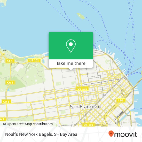 Noah's New York Bagels map