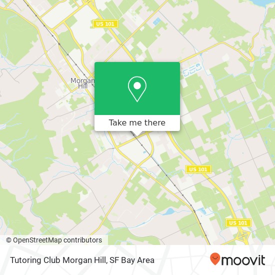 Tutoring Club Morgan Hill map