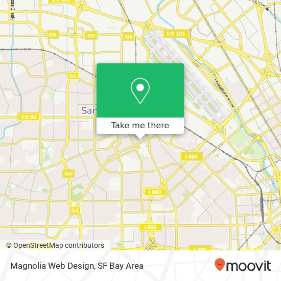 Magnolia Web Design map