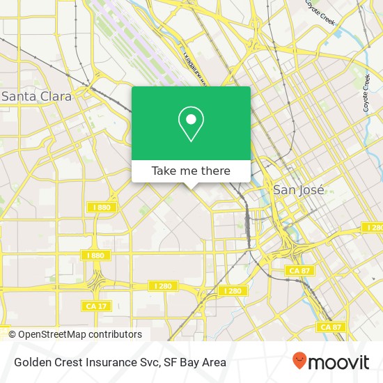 Golden Crest Insurance Svc map