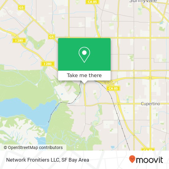 Network Fronitiers LLC map