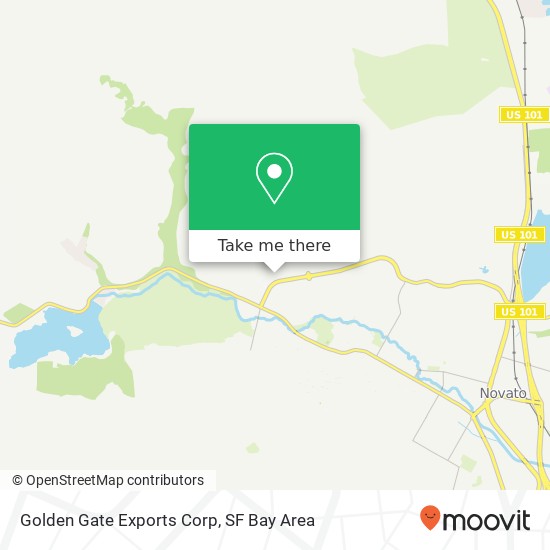 Mapa de Golden Gate Exports Corp