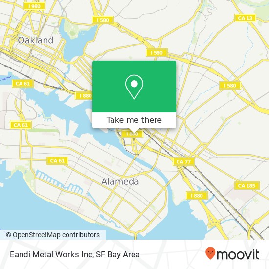 Eandi Metal Works Inc map