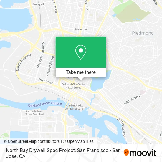 Mapa de North Bay Drywall Spec Project