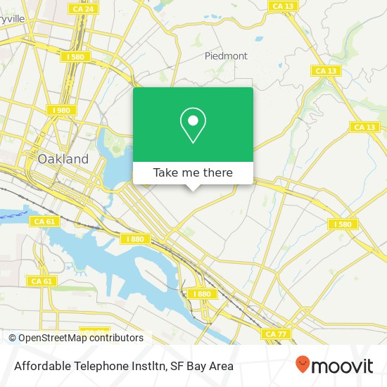 Affordable Telephone Instltn map