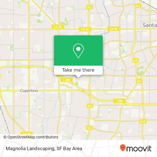 Magnolia Landscaping map