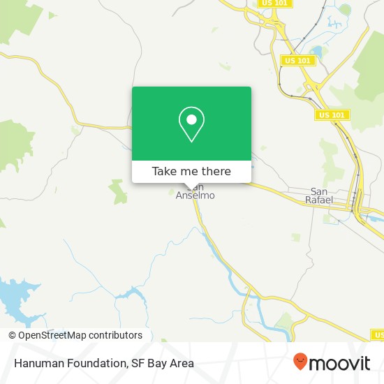 Mapa de Hanuman Foundation