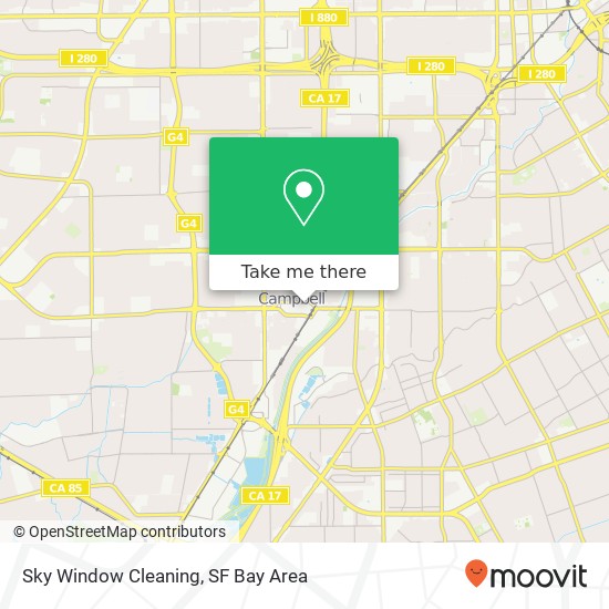 Sky Window Cleaning map